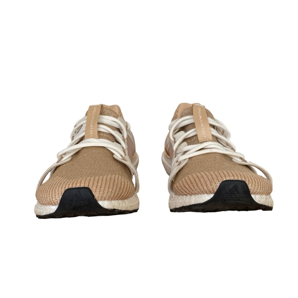Stella McCartney X Adidas Ultra Boost Rose Gold Metallic Knit Trim Lace Sneakers - Picture 6 of 10